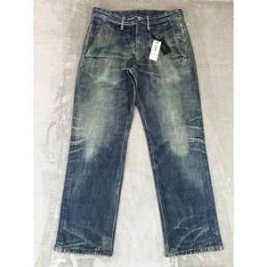 Rag & Bone Fit 4 Miramar Terry Pant Mens 33x32 Marcus Blue Soft Stretch $238 NWT